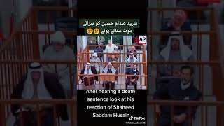 Saddam Hussein hearing death sentence