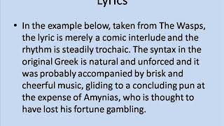 Ancient Playwright Aristophanes Life & Works