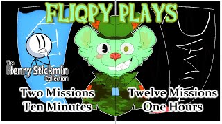 FLIQPY PLAYS: The Henry Stickmin Collection Finale | Multiple Missions Slowly Drivin Into Insanity