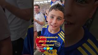 🎮 Al #niño hincha de #boca le gestionan la #playstation desde el #maracanã