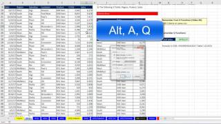 Highline Excel 2016 Class 19: Transform Data Sets using Advanced Filter (8 Examples)