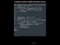 4 scripts to replace multiple character at once in Python | Python Examples | Python Coding Tutorial