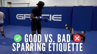 MUST WATCH BEFORE SPARRING... Good VS Bad Sparring Etiquette