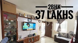 37 lakhs | 2 years old| 2Bhk Flat For sale | Gated community | Hyderabad