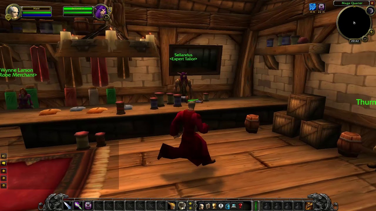 75-150 Tailoring Trainer Stormwind Location - WoW Classic - YouTube