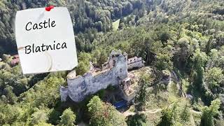 Blatnica Castle - Slovakia with drone