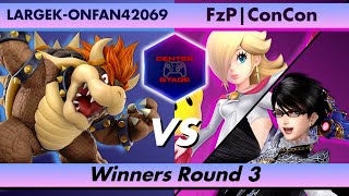 Center Stage #10 - GUMP2 LARGEK-ONFAN42069 (Bowser) vs FzP ConCon (Rosalina/Bayo) - Smash Ultimate