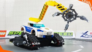 LEGO Experimental Police Cars,Trucks and Excavator Huge Power Wheels Cars For Kids