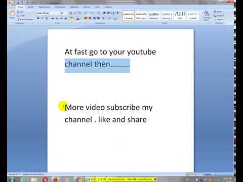Upload any video without MB on Youtube Very easy and fast// How to and do// Upload any video without MB on Youtube Very easy and fast// How to and do//