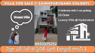 విల్లా ఫర్ సెల్ @ సైనిక్ పూరి ||  Sainikpuri villa: perfect for families