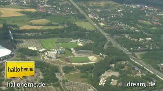 Gelsenkirchen von oben: Schalke-Arena Veltins-Arena Gelsenwasser Luftbilder Luftvideo