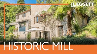 Lovely historic olive oil mill with outbuildings near Nice, Alpes-Maritimes - Ref. A14004