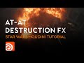 AT-AT Walker Explosive Destruction FX | Star Wars Houdini Tutorial