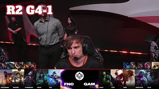FNC vs GAM - Game 1 | Round 2 LoL MSI 2024 Play-In Stage | Fnatic vs GAM Esports