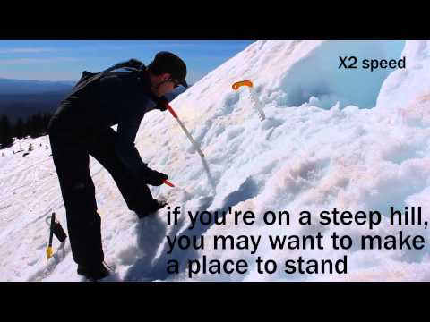 20 min Emergency Snow Shelter - Demonstration 20 min Emergency Snow Shelter - Demonstration