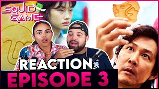 He Got Stuck with The Umbrella 🍯 - Squid Game Episode 3 Reaction