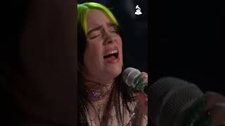 🎤#GRAMMY Great Performance 👀#billieeilish #finneas  Haunting Rendition Of "when the party's over"