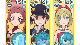 【ポケマスEX】3人とも氷マスター！ラジュルネとチャンピオンレッドを組み合わせて使ってみた！