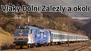 Vlaky Dolní Zálezly a okolí 31.1.2025