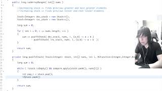 LeetCode 2104. Sum of Subarray Ranges