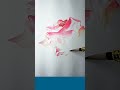 장미 꽃 그리기 rose painting バラを描く k•_•art shorts