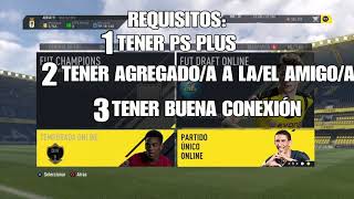 TUTORIAL COMO JUGAR CON AMIGOS | FIFA17 TUTORIAL PS4/XBOX ONE/XBOX 360/PS3