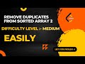 LeetCode Problem 80: Remove Duplicates from Sorted Array II | Efficient Solution Explained