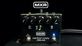 MXR M292 Carbon Copy Deluxe Analog Delay | Gear4music demo