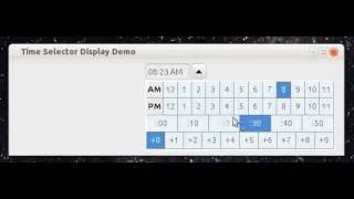 Time Selector Demo