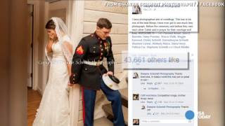 Newlyweds in viral praying photo recall emotional moment