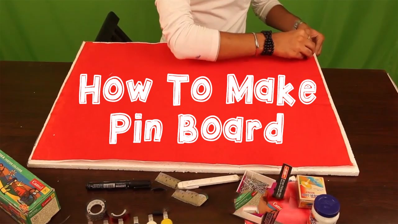 Diy Cork Board With Push Pin