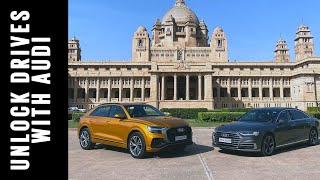 Unlock Drives with Audi - Roadtrip through Rajasthan in an A8 L & Q8 |Special Feature| Autocar India