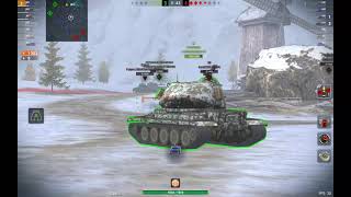 WOTB ISU 152 on Winter Malinowka. 3.783 damage, 6 kills, 2 ammoracked, Mastery 😁