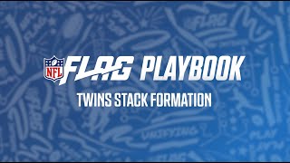 5v5 Twins Stack Formation | NFL FLAG Football Plays