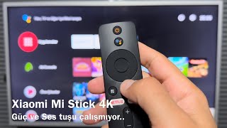 Xiaomi Mi Stick 4K kumandası Power ve Ses tuşlarının ayarlanması