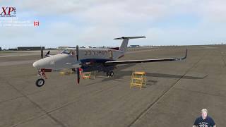 X-Plane 11 Adventures: Featuring The King Air (SuperKing) 350 by Airfoil Labs FLT (F) CYVR (T) CYZA