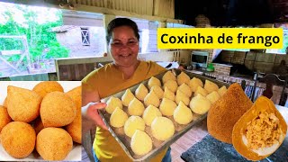 FIZ COXINHA DE FRANGO COM ESSA MASSA E RECEBI ELOGIOS.