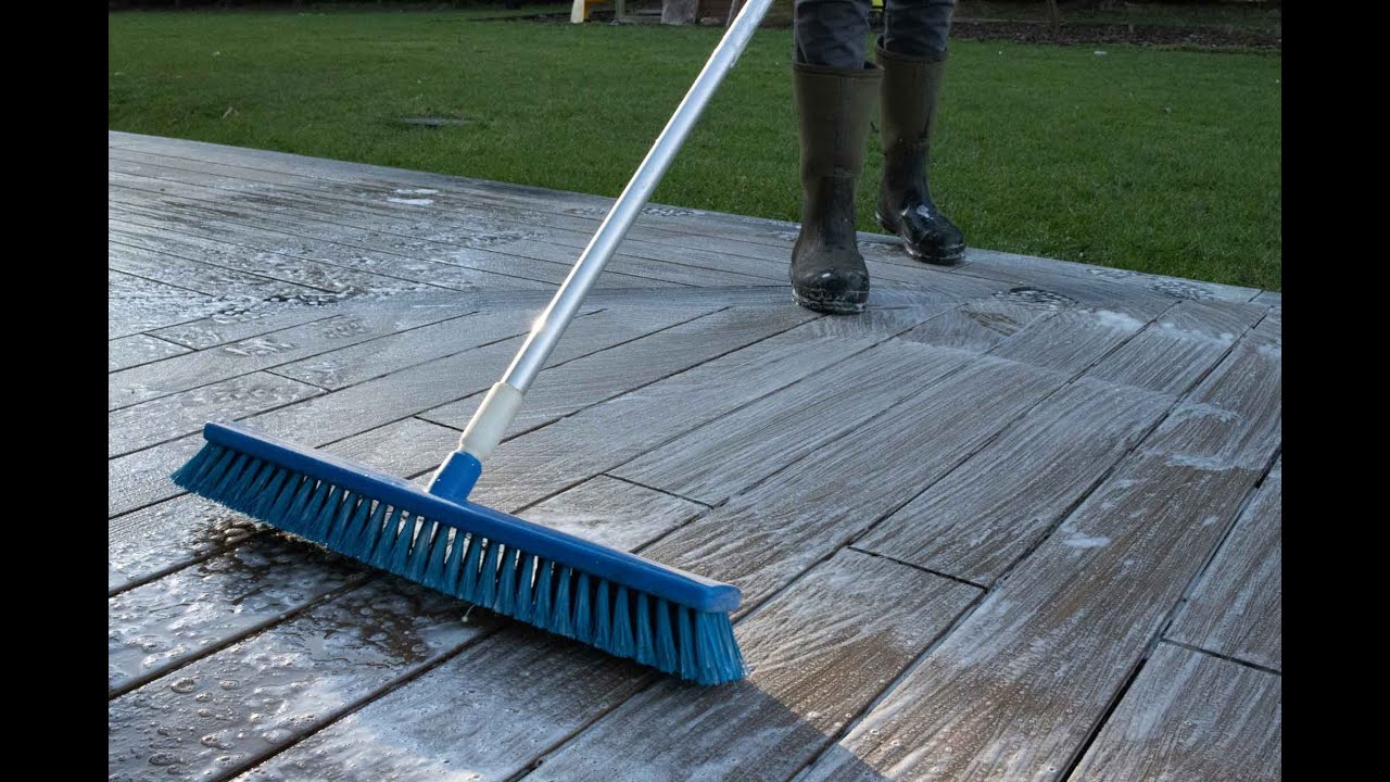 How-To: Cleaning Composite Decking - YouTube