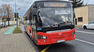 (Alba Iulia) Călătorie cu autobuzul Guleryuz Ecoline (B 120 PJA), linia 103 / Alba Mall - Carolina M