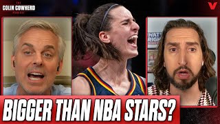 Is Fever’s Caitlin Clark MOST FAMOUS basketball player alive? | Colin Cowherd & Nick Wright WNBA