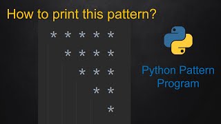 9 Python Pattern Program -Right Angle Triangle without using any pre-defined method using While loop
