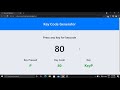 Keyboard's keycode generating web application (Javascript)