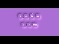 Creating Digital Clock with Colorful Glowing Effect using HTML CSS & JavaScript