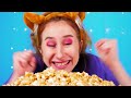 100 layers of food challenge epic food battle by challengeteen