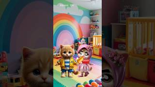 Cute older sister pranks younger brother #short #cartoon #cutecat #english