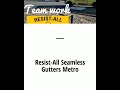 Resist-All Seamless Gutters Metro Resist-All Seamless aluminum gutters Central Oregon