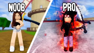 Becoming Mihawk For 24 hours and Obtaining Dark Blade V3 in Blox Fruits! (Roblox)