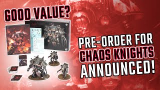 Warhammer 40K: CHAOS KNIGHTS Box Set – Pre-Order Date Announced