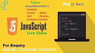 JavaScript Day 17 PART 2 (Array Method)
