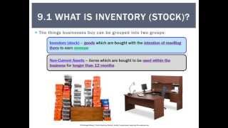 9.1 What is inventory (stock)?